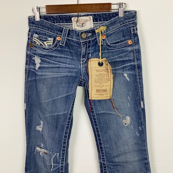 Big Star Denim - BIG STAR LIV Distressed Jeans Vintage Collection